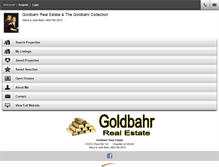 Tablet Screenshot of goldbahr.com